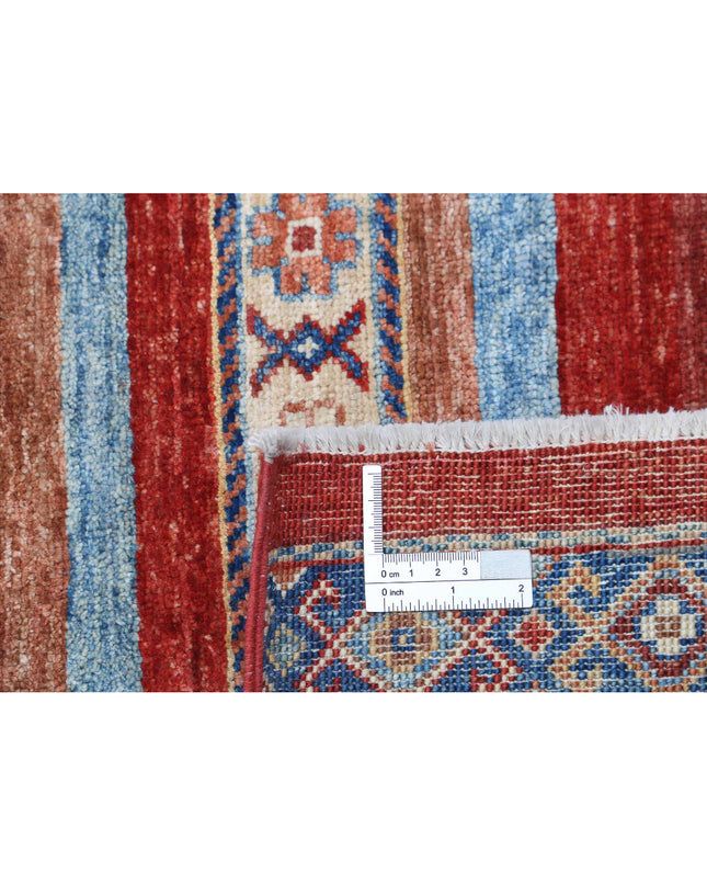 Khurjeen 4' 1" X 6' 0" Hand Knotted Wool Rug 4' 1" X 6' 0" (124 X 183) / Multi / Wool