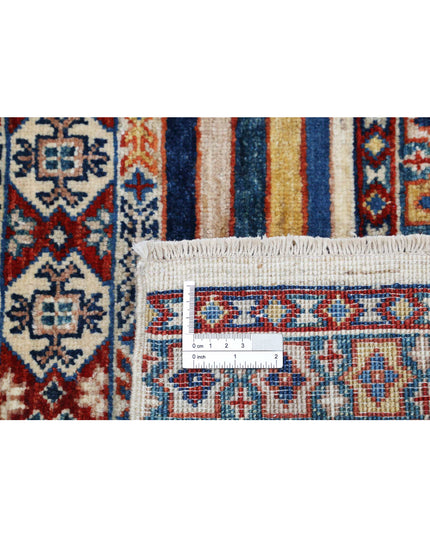 Khurjeen 4' 0" X 5' 11" Hand Knotted Wool Rug 4' 0" X 5' 11" (122 X 180) / Multi / Wool