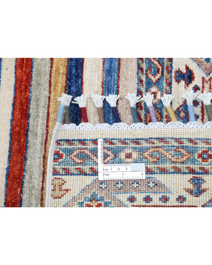Khurjeen 4' 10" X 6' 3" Hand Knotted Wool Rug 4' 10" X 6' 3" (147 X 191) / Multi / Wool