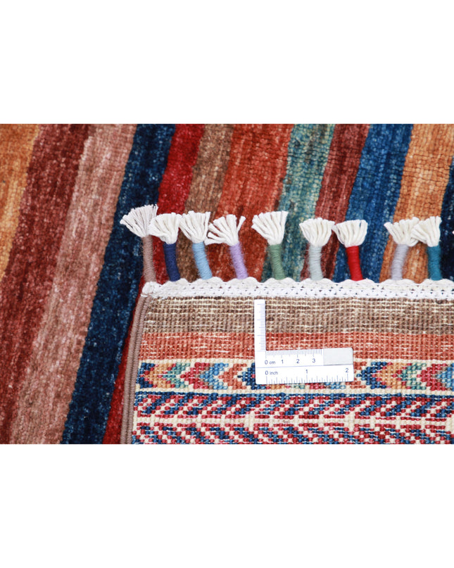 Khurjeen 5' 9" X 7' 10" Hand Knotted Wool Rug 5' 9" X 7' 10" (175 X 239) / Multi / Wool