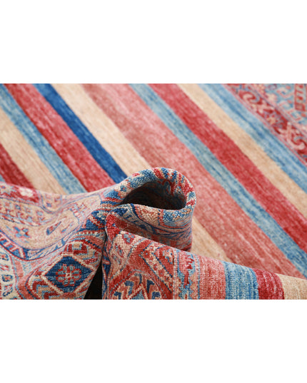 Khurjeen 6' 7" X 9' 8" Hand Knotted Wool Rug 6' 7" X 9' 8" (201 X 295) / Multi / Wool