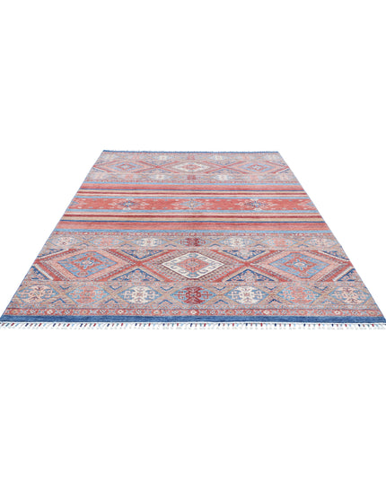 Khurjeen 6' 8" X 9' 7" Hand Knotted Wool Rug 6' 8" X 9' 7" (203 X 292) / Multi / Wool