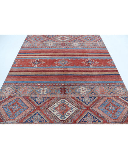 Khurjeen 6' 8" X 9' 7" Hand Knotted Wool Rug 6' 8" X 9' 7" (203 X 292) / Multi / Wool