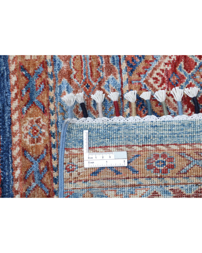 Khurjeen 6' 8" X 9' 3" Hand Knotted Wool Rug 6' 8" X 9' 3" (203 X 282) / Multi / Wool