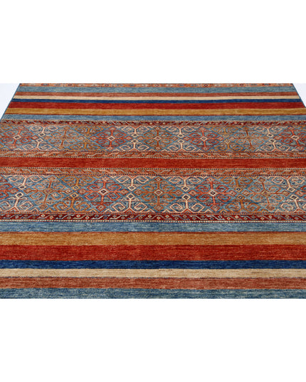 Khurjeen 6' 9" X 10' 0" Hand Knotted Wool Rug 6' 9" X 10' 0" (206 X 305) / Multi / Wool