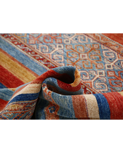 Khurjeen 6' 9" X 10' 0" Hand Knotted Wool Rug 6' 9" X 10' 0" (206 X 305) / Multi / Wool