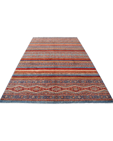 Khurjeen 6' 7" X 10' 0" Hand Knotted Wool Rug 6' 7" X 10' 0" (201 X 305) / Multi / Wool