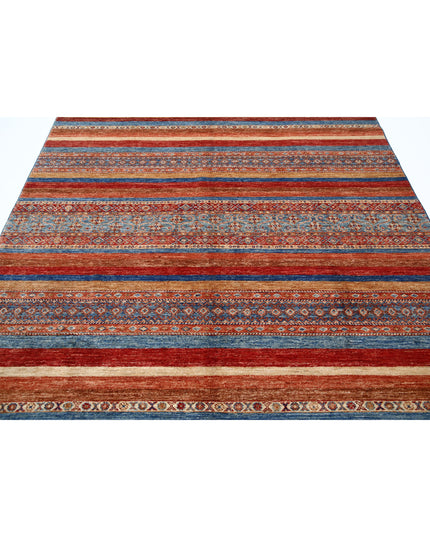 Khurjeen 6' 7" X 10' 0" Hand Knotted Wool Rug 6' 7" X 10' 0" (201 X 305) / Multi / Wool