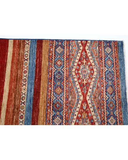 Khurjeen 6' 7" X 10' 0" Hand Knotted Wool Rug 6' 7" X 10' 0" (201 X 305) / Multi / Wool