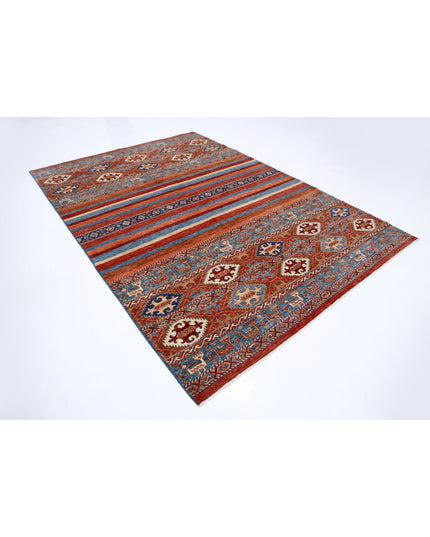 Khurjeen 6' 9" X 9' 8" Hand Knotted Wool Rug 6' 9" X 9' 8" (206 X 295) / Multi / Wool