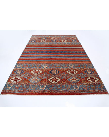 Khurjeen 6' 9" X 9' 8" Hand Knotted Wool Rug 6' 9" X 9' 8" (206 X 295) / Multi / Wool