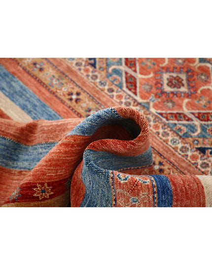 Khurjeen 5' 6" X 7' 8" Hand Knotted Wool Rug 5' 6" X 7' 8" (168 X 234) / Multi / Wool