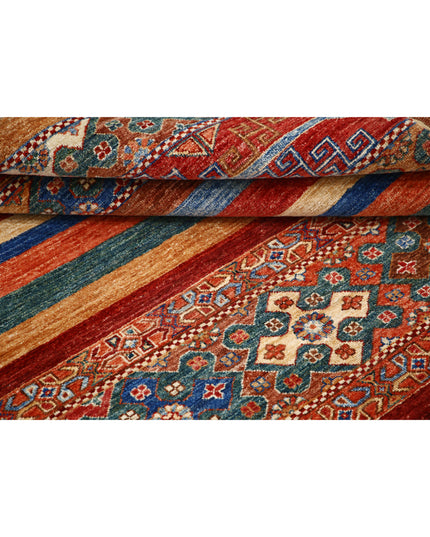 Khurjeen 5' 9" X 7' 9" Hand Knotted Wool Rug 5' 9" X 7' 9" (175 X 236) / Multi / Wool