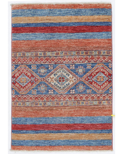 Khurjeen 2' 0" X 2' 10" Hand Knotted Wool Rug 2' 0" X 2' 10" (61 X 86) / Multi / Wool