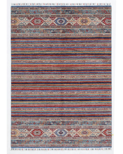 Khurjeen 5' 8" X 8' 0" Hand Knotted Wool Rug 5' 8" X 8' 0" (173 X 244) / Multi / Wool