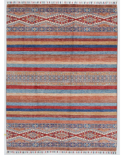 Khurjeen 5' 0" X 6' 7" Hand Knotted Wool Rug 5' 0" X 6' 7" (152 X 201) / Multi / Wool