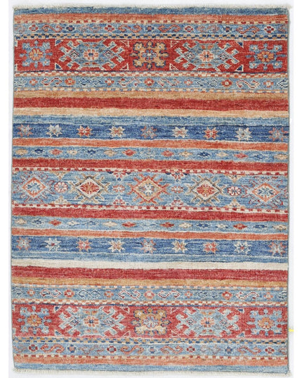Khurjeen 2' 1" X 2' 10" Hand Knotted Wool Rug 2' 1" X 2' 10" (63 X 86) / Multi / Wool