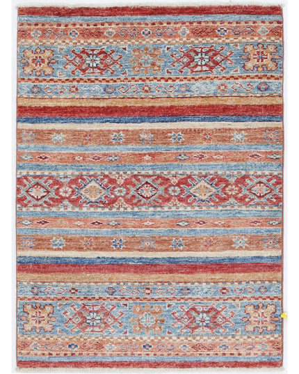 Khurjeen 2' 1" X 2' 10" Hand Knotted Wool Rug 2' 1" X 2' 10" (63 X 86) / Multi / Wool