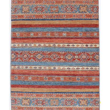 Khurjeen 2' 7" X 3' 10" Hand Knotted Wool Rug 2' 7" X 3' 10" (79 X 117) / Multi / Wool