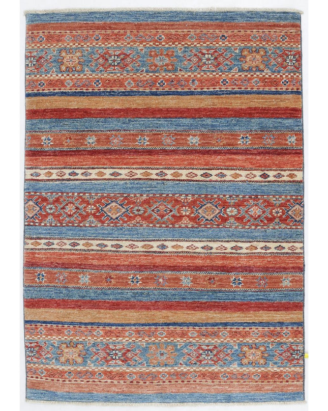 Khurjeen 2' 7" X 3' 10" Hand Knotted Wool Rug 2' 7" X 3' 10" (79 X 117) / Multi / Wool
