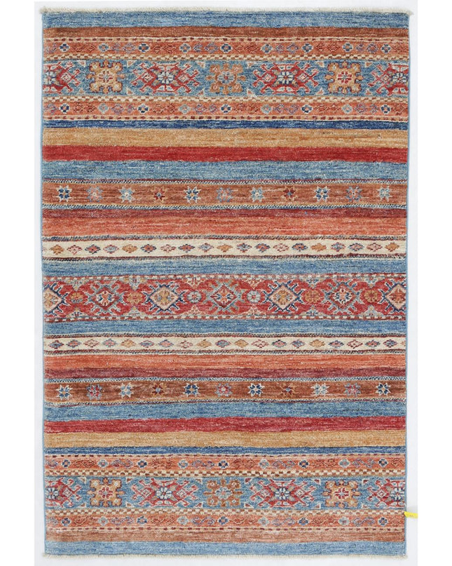 Khurjeen 2' 7" X 3' 11" Hand Knotted Wool Rug 2' 7" X 3' 11" (79 X 119) / Multi / Wool