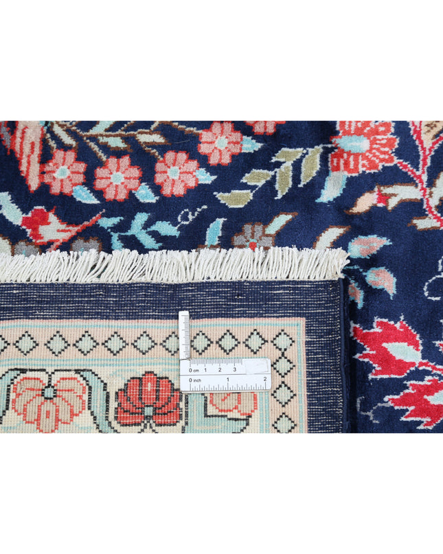 Legacy 8' 0" X 9' 11" Hand Knotted Bamboo Silk Rug 8' 0" X 9' 11" (244 X 302) / Blue / Bamboo Silk