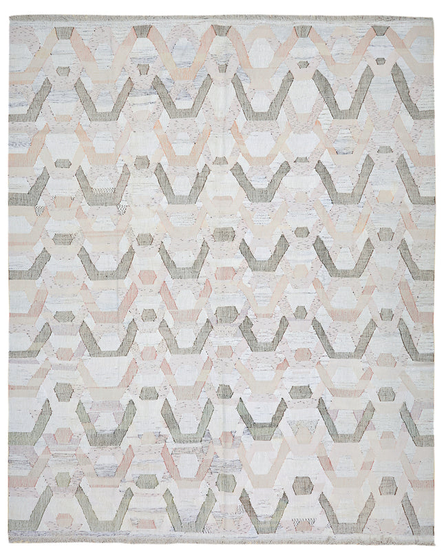 Lily 12' 0" X 14' 8" Hand Knotted Cotton Kilim 12' 0" X 14' 8" (366 X 447) / Multi / Cotton