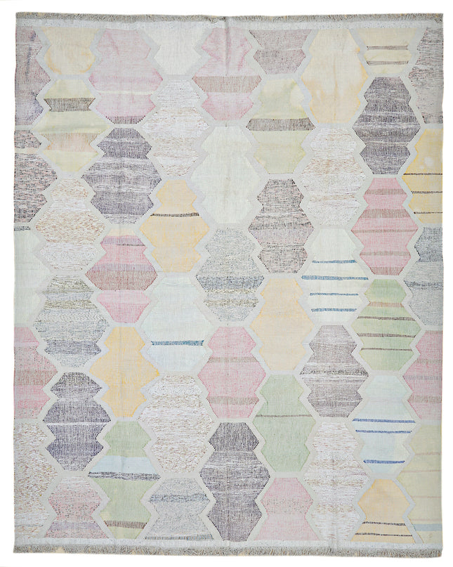 Lily 12' 1" X 14' 8" Hand Knotted Cotton Kilim 12' 1" X 14' 8" (368 X 447) / Multi / Cotton