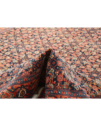 Mahal 8' 10" X 24' 1" Hand Knotted Wool Rug 8' 10" X 24' 1" (269 X 734) / Blue / Wool