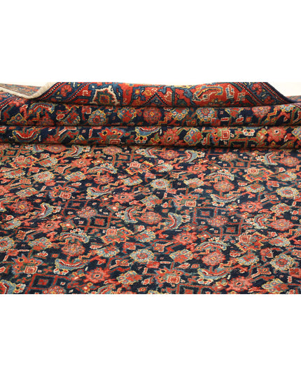 Mahal 8' 10" X 24' 1" Hand Knotted Wool Rug 8' 10" X 24' 1" (269 X 734) / Blue / Wool