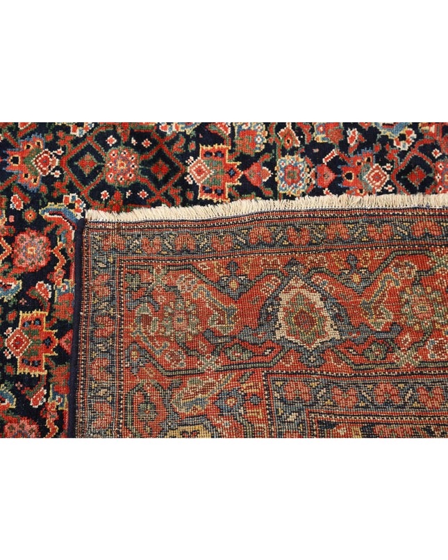 Mahal 8' 10" X 24' 1" Hand Knotted Wool Rug 8' 10" X 24' 1" (269 X 734) / Blue / Wool