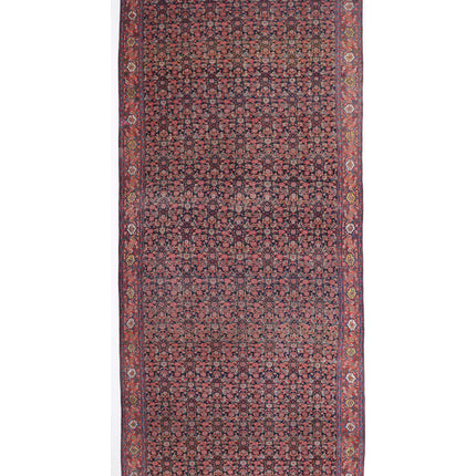 Mahal 8' 10" X 24' 1" Hand Knotted Wool Rug 8' 10" X 24' 1" (269 X 734) / Blue / Wool