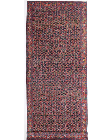 Mahal 8' 10" X 24' 1" Hand Knotted Wool Rug 8' 10" X 24' 1" (269 X 734) / Blue / Wool