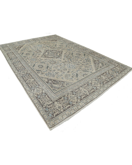 Mahal 8' 8" X 12' 9" Hand Knotted Wool Rug 8' 8" X 12' 9" (264 X 389) / Ivory / Wool