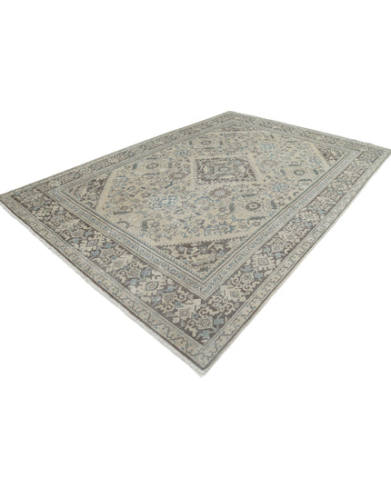 Mahal 8' 8" X 12' 9" Hand Knotted Wool Rug 8' 8" X 12' 9" (264 X 389) / Ivory / Wool