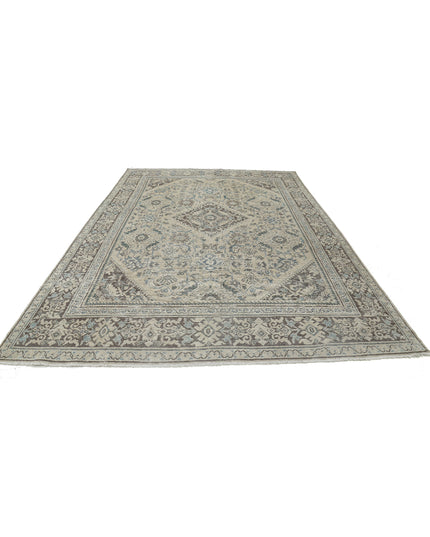 Mahal 8' 8" X 12' 9" Hand Knotted Wool Rug 8' 8" X 12' 9" (264 X 389) / Ivory / Wool