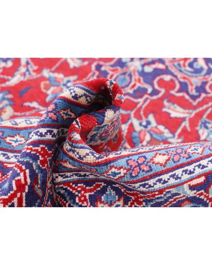 Mahal 6' 10" X 10' 5" Hand Knotted Wool Rug 6' 10" X 10' 5" (208 X 318) / Red / Wool