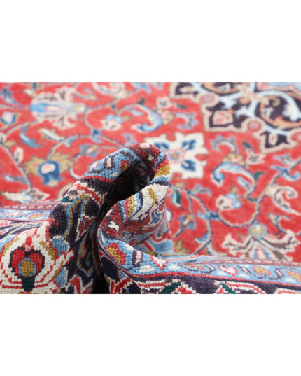 Mahal 7' 1" X 10' 6" Hand Knotted Wool Rug 7' 1" X 10' 6" (216 X 320) / Red / Wool