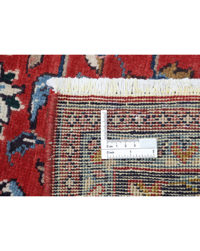 Mahal 7' 1" X 10' 6" Hand Knotted Wool Rug 7' 1" X 10' 6" (216 X 320) / Red / Wool