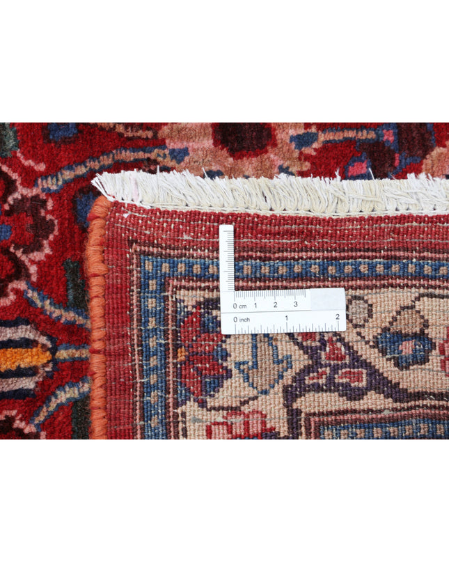 Mahal 6' 9" X 9' 6" Hand Knotted Wool Rug 6' 9" X 9' 6" (206 X 290) / Red / Wool