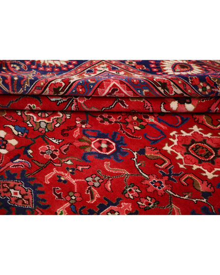 Mahal 10' 2" X 12' 8" Hand Knotted Wool Rug 10' 2" X 12' 8" (310 X 386) / Red / Wool