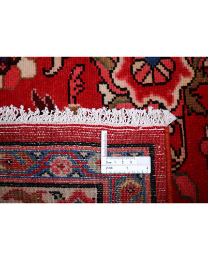 Mahal 10' 2" X 12' 8" Hand Knotted Wool Rug 10' 2" X 12' 8" (310 X 386) / Red / Wool