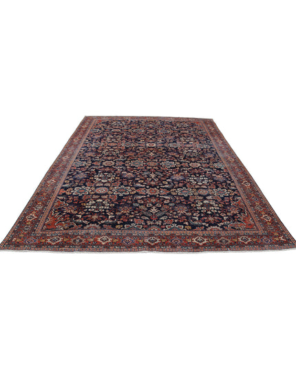 Mahal 8' 6" X 11' 6" Hand Knotted Wool Rug 8' 6" X 11' 6" (259 X 351) / Blue / Wool
