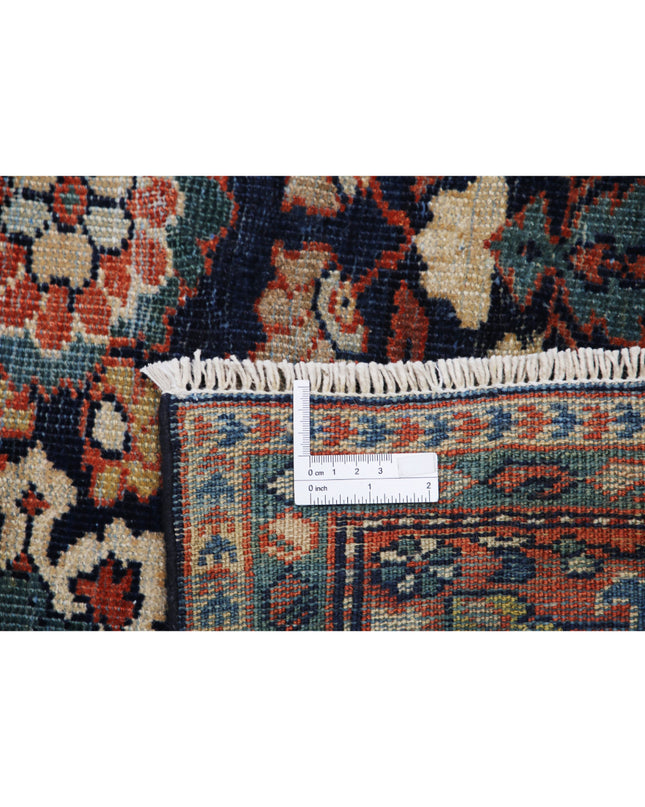 Mahal 8' 6" X 11' 6" Hand Knotted Wool Rug 8' 6" X 11' 6" (259 X 351) / Blue / Wool