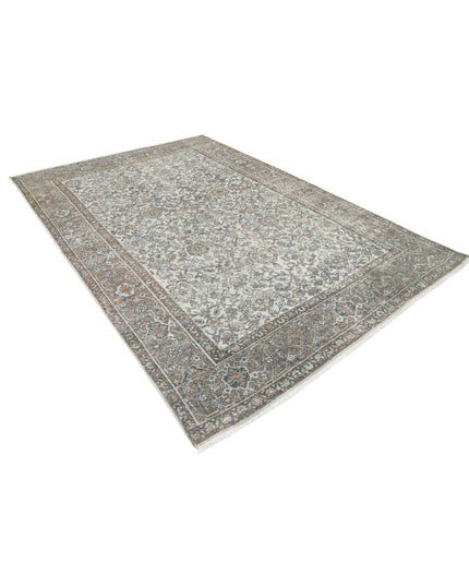 Mahal 7' 0" X 10' 5" Hand Knotted Wool Rug 7' 0" X 10' 5" (213 X 318) / Ivory / Wool