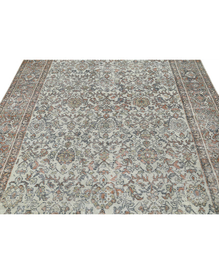 Mahal 7' 0" X 10' 5" Hand Knotted Wool Rug 7' 0" X 10' 5" (213 X 318) / Ivory / Wool