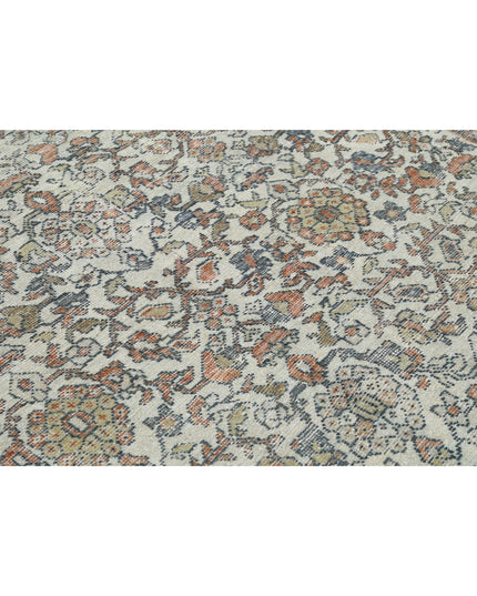 Mahal 7' 0" X 10' 5" Hand Knotted Wool Rug 7' 0" X 10' 5" (213 X 318) / Ivory / Wool