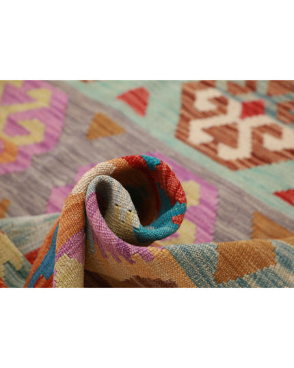 Maimana Kilim 6' 2" X 9' 10" Hand Knotted Wool Kilim 6' 2" X 9' 10" (188 X 300) / Multi / Wool