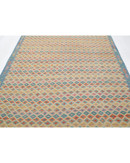 Maimana Kilim 6' 8" X 10' 0" Hand Knotted Wool Kilim 6' 8" X 10' 0" (203 X 305) / Multi / Wool