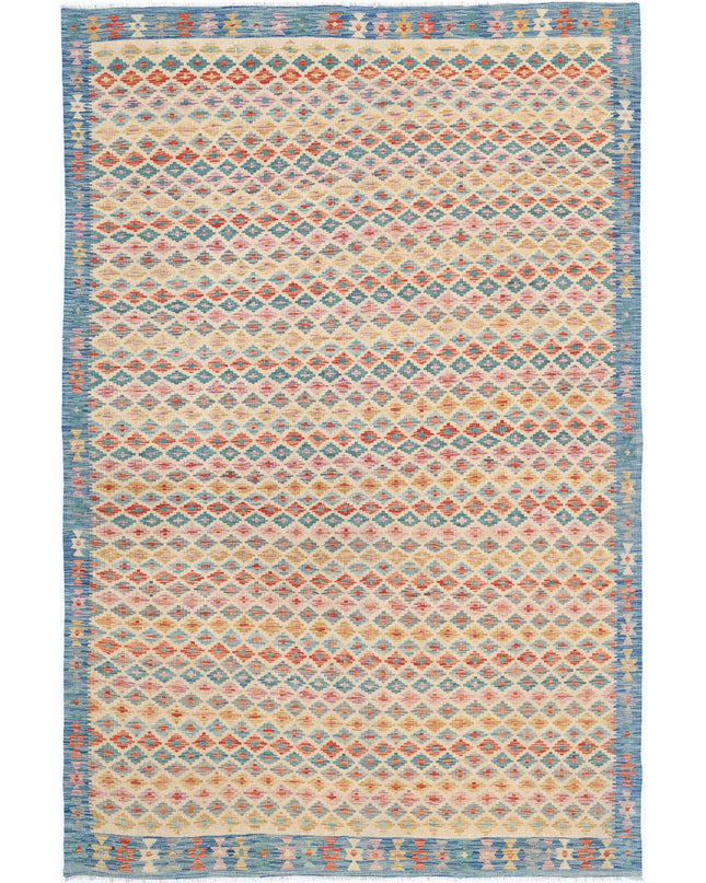 Maimana Kilim 6' 8" X 10' 0" Hand Knotted Wool Kilim 6' 8" X 10' 0" (203 X 305) / Multi / Wool